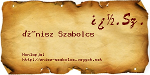 Énisz Szabolcs névjegykártya
